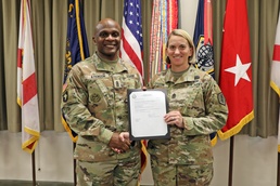 HRC Sergeant Major Awarded Retroactive Combat Action Badge for Bravery