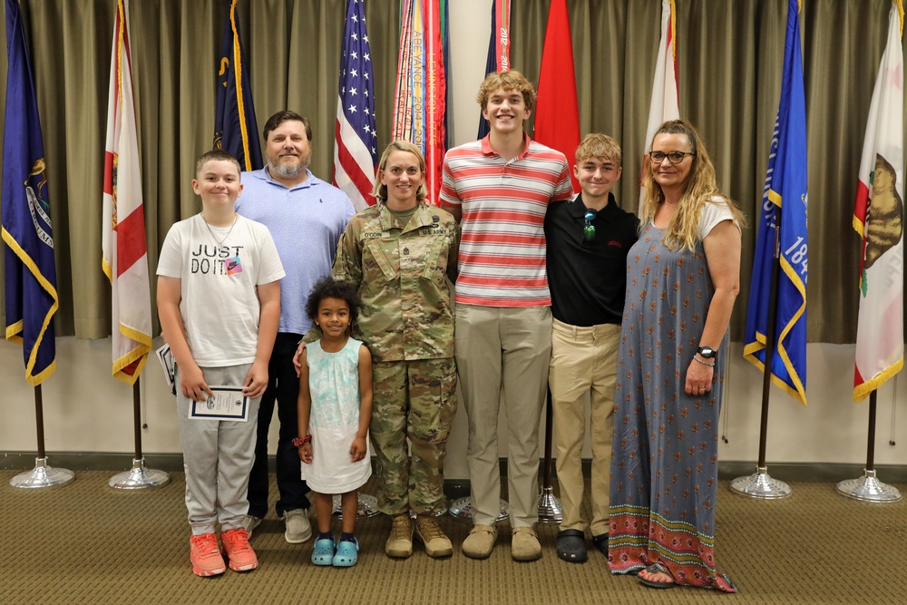 HRC Sergeant Major Awarded Retroactive Combat Action Badge for Bravery