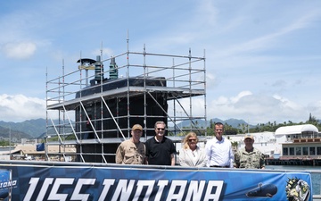 Congressman Mike Turner (R-OH) and Staff visit USS Indiana (SSN 789)