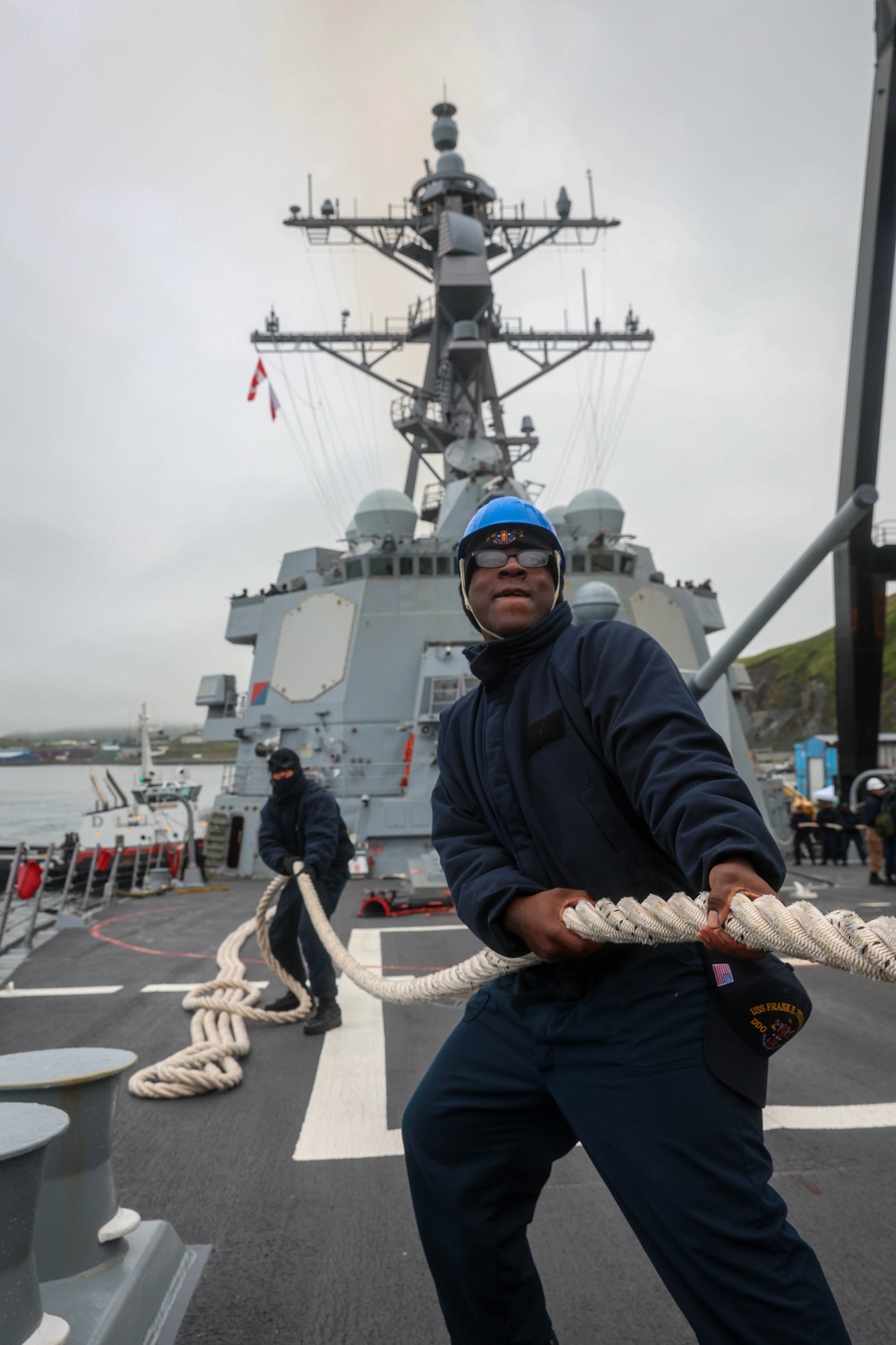 Frank E. Petersen Jr. visits Dutch Harbor during exercise Northern Edge 2025
