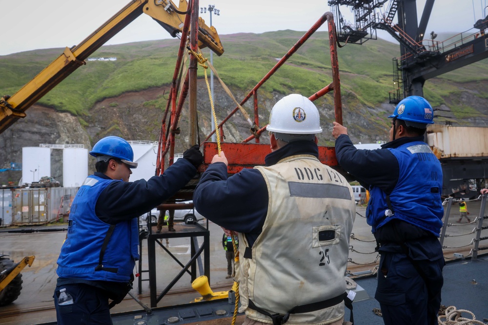 Frank E. Petersen Jr. visits Dutch Harbor during exercise Northern Edge 2025
