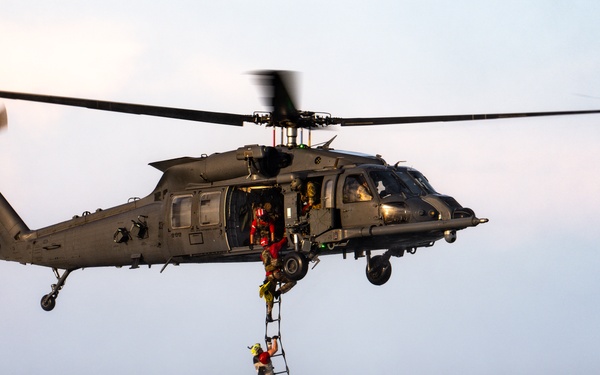 41 RQS, 38 RQS conduct water rescue training