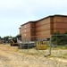 August 2025 barracks construction operations for East Barracks Project at Fort McCoy