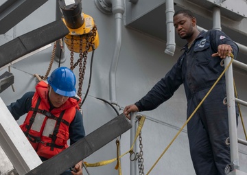 Kearsarge Prepares for Hurricane Weather