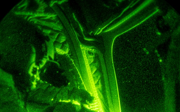 3-82 GSAB Aerial Gunnery, bright lights