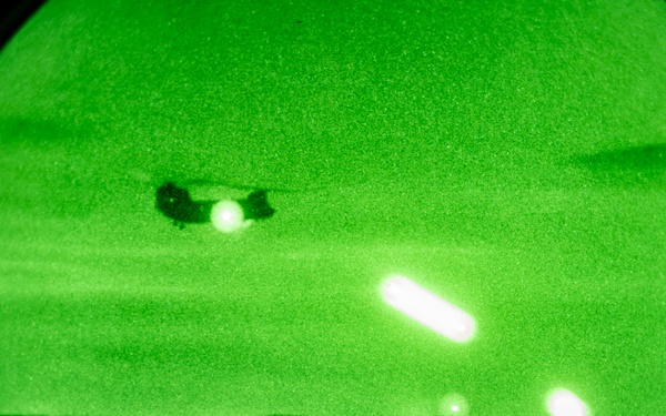 3-82 GSAB Aerial Gunnery, pew pew at night