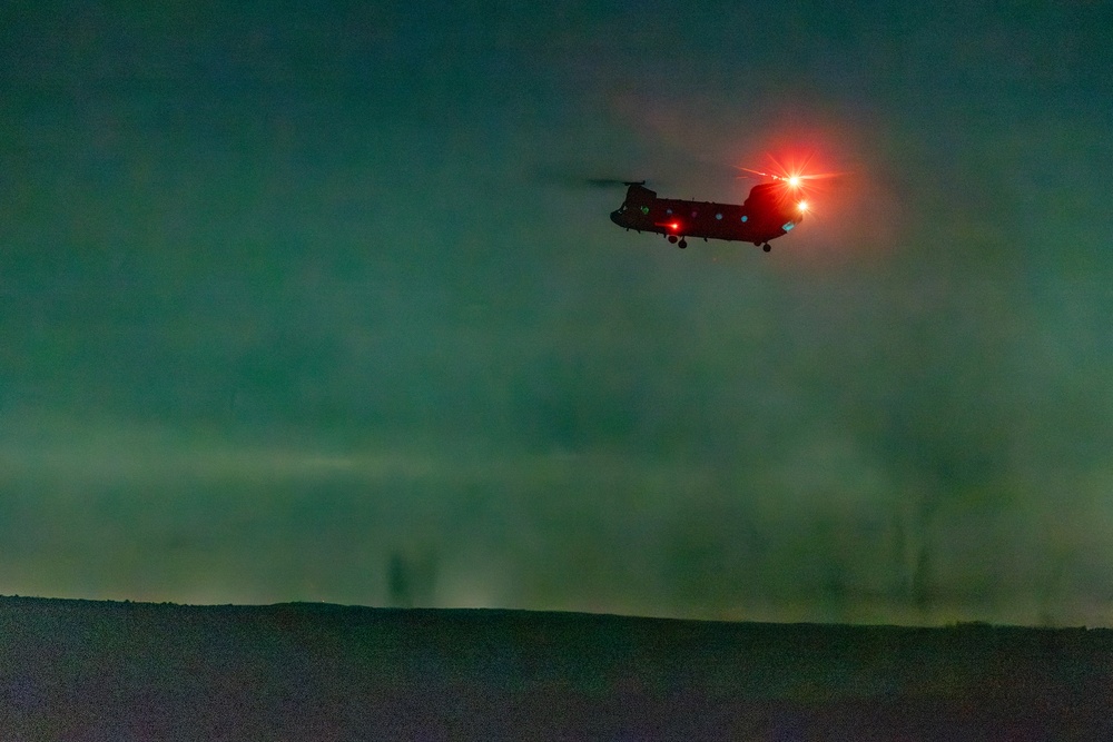 3-82 GSAB Aerial Gunnery, Silhouette