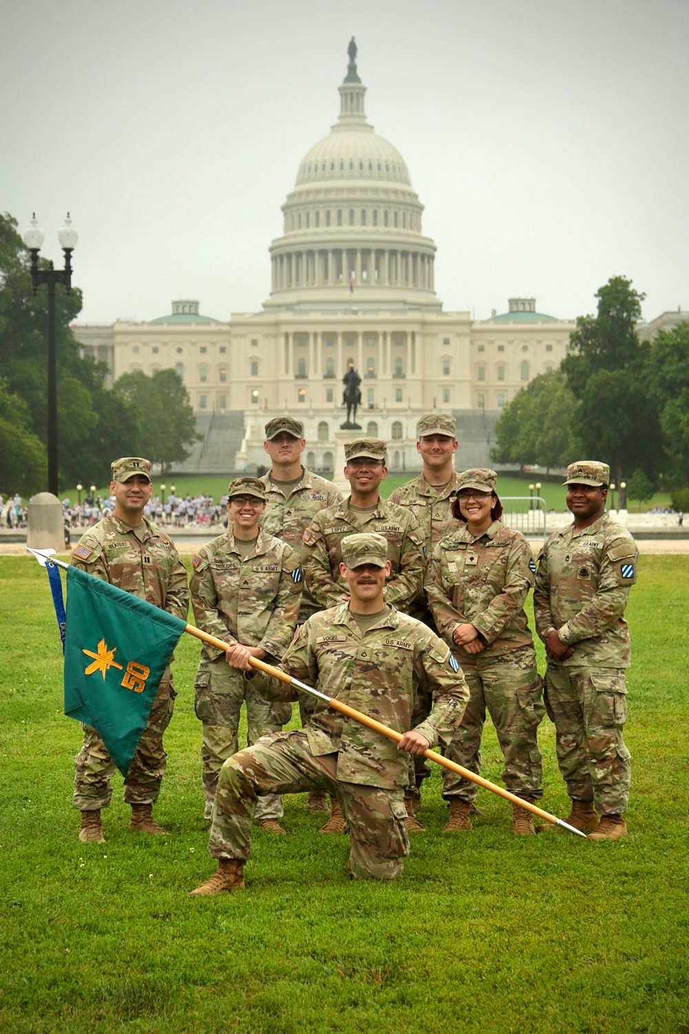 50th Public Affairs Detachment cover the 250th Army Birthday Parade