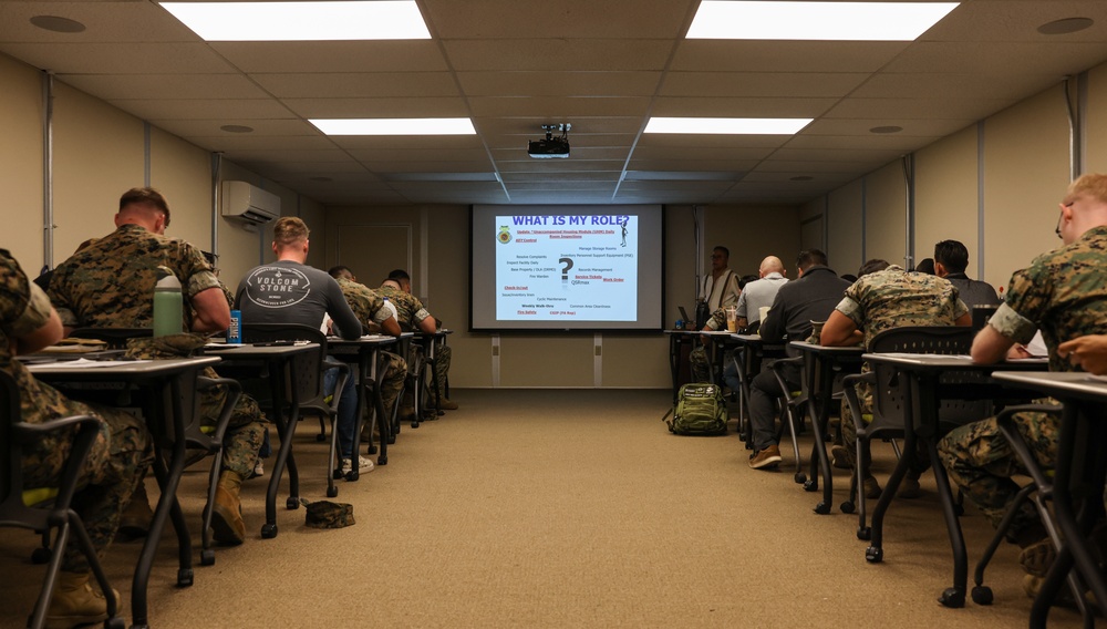 Camp Pendleton Marines and Civilians Attend Barracks Manager Course