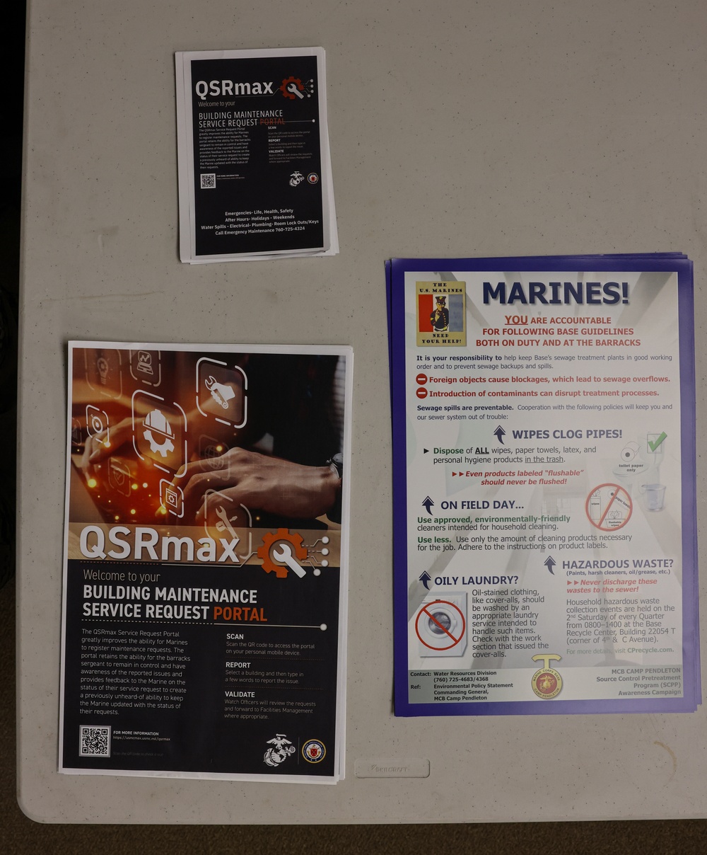 Camp Pendleton Marines and Civilians Attend Barracks Manager Course