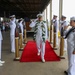 Capt. Stephen Padhi Piped Ashore