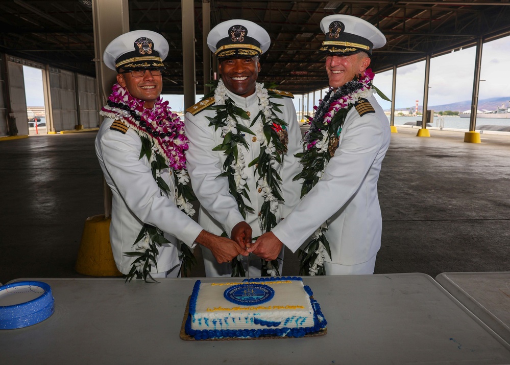 OICC PHNSY Change of Command Cake Cutting