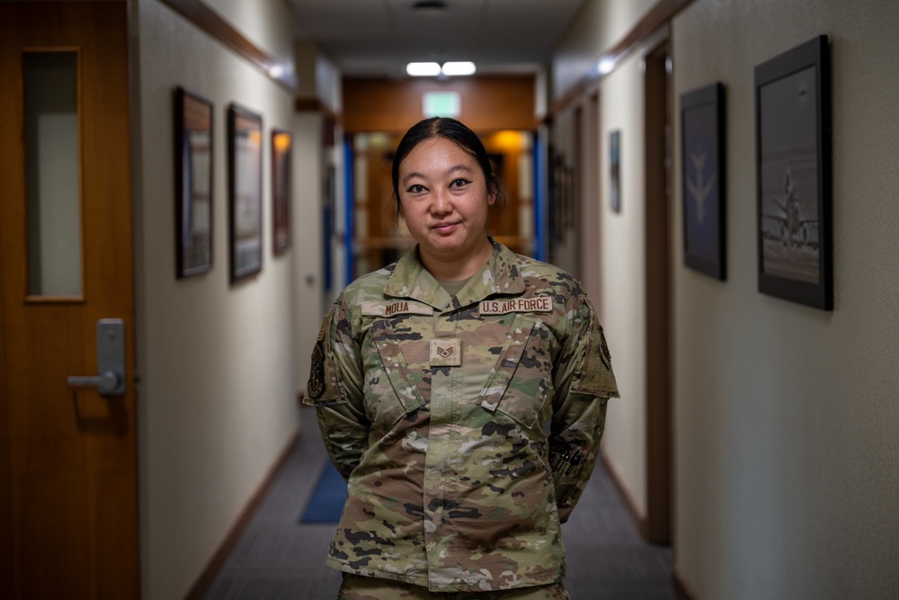 Forging a Legacy of Service: 349th Reserve Airman's Triple Triumph