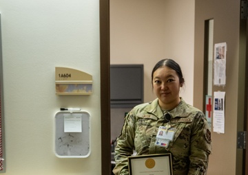 Forging a Legacy of Service: 349th Reserve Airman's Triple Triumph