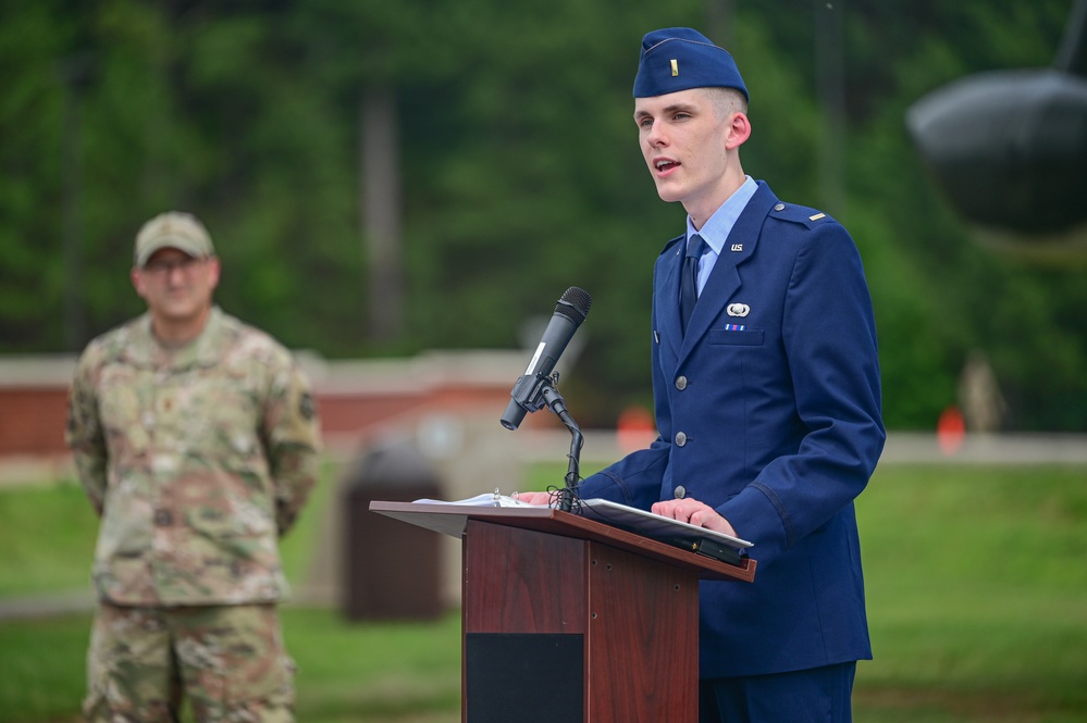 Herk Nation honors fallen service members with retreat ceremony