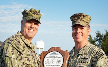 Naval Mobile Construction Battalion 11 Awarded the 2024 Battle Effectiveness &quot;E&quot; Award