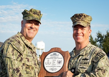 Naval Mobile Construction Battalion 11 Awarded the 2024 Battle Effectiveness "E" Award