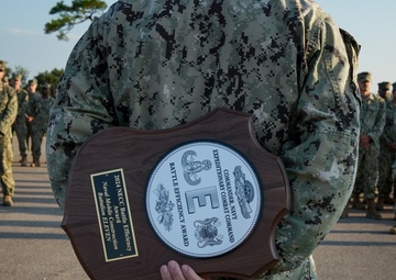 Naval Mobile Construction Battalion 11 Awarded the 2024 Battle Effectiveness "E" Award
