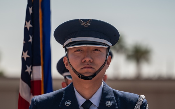 Honor Guard Class 25-D Graduation at Nellis AFB