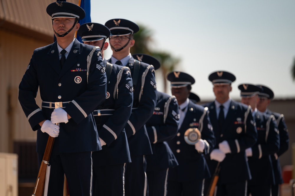 Honor Guard Class 25-B Graduation at Nellis AFB