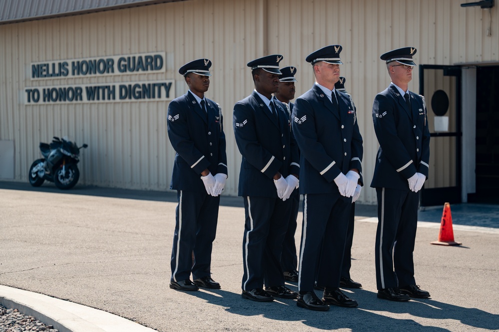 Honor Guard Class 25-B Graduation at Nellis AFB