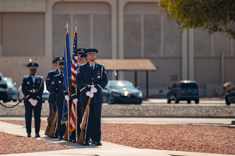 Honor Guard Class 25-B Graduation at Nellis AFB