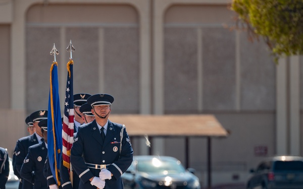 Honor Guard Class 25-D Graduation at Nellis AFB