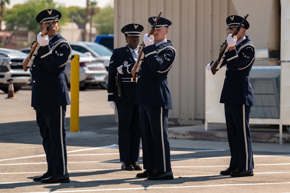 Honor Guard Class 25-B Graduation at Nellis AFB