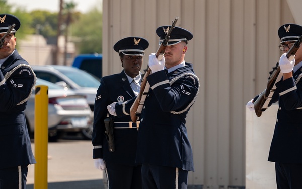 Honor Guard Class 25-D Graduation at Nellis AFB