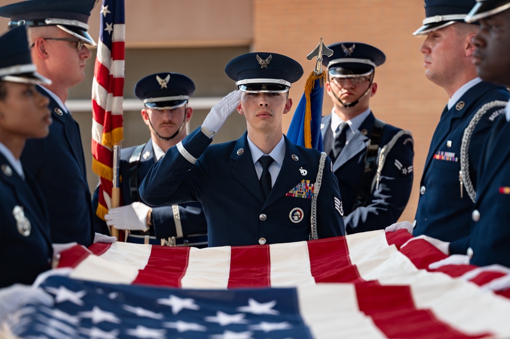 Honor Guard Class 25-B Graduation at Nellis AFB