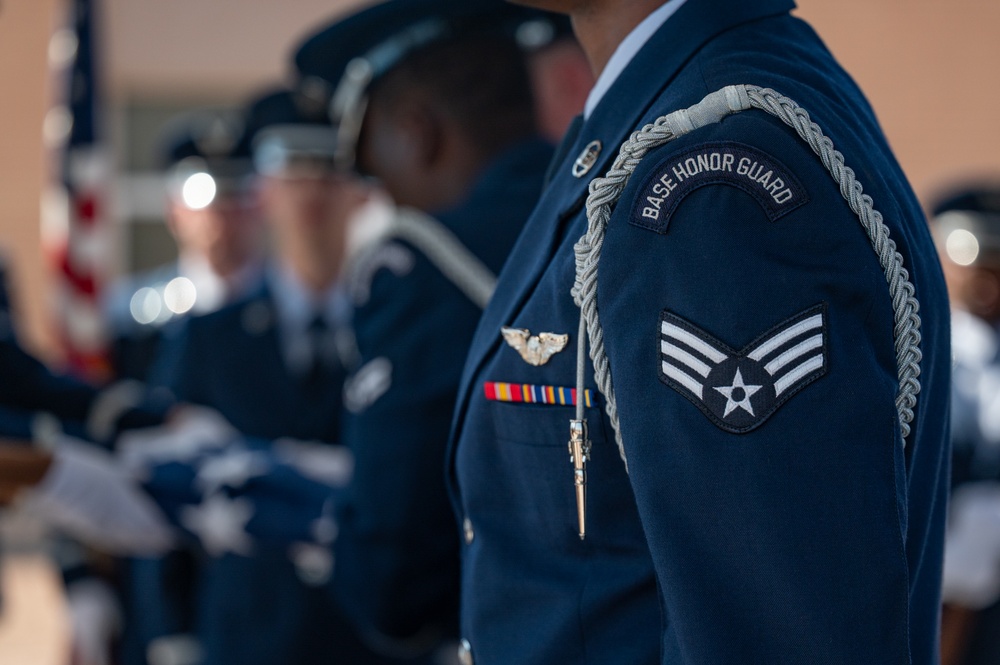 Honor Guard Class 25-B Graduation at Nellis AFB