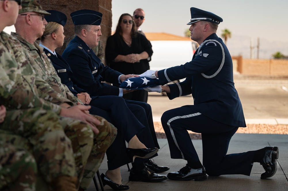 Honor Guard Class 25-B Graduation at Nellis AFB