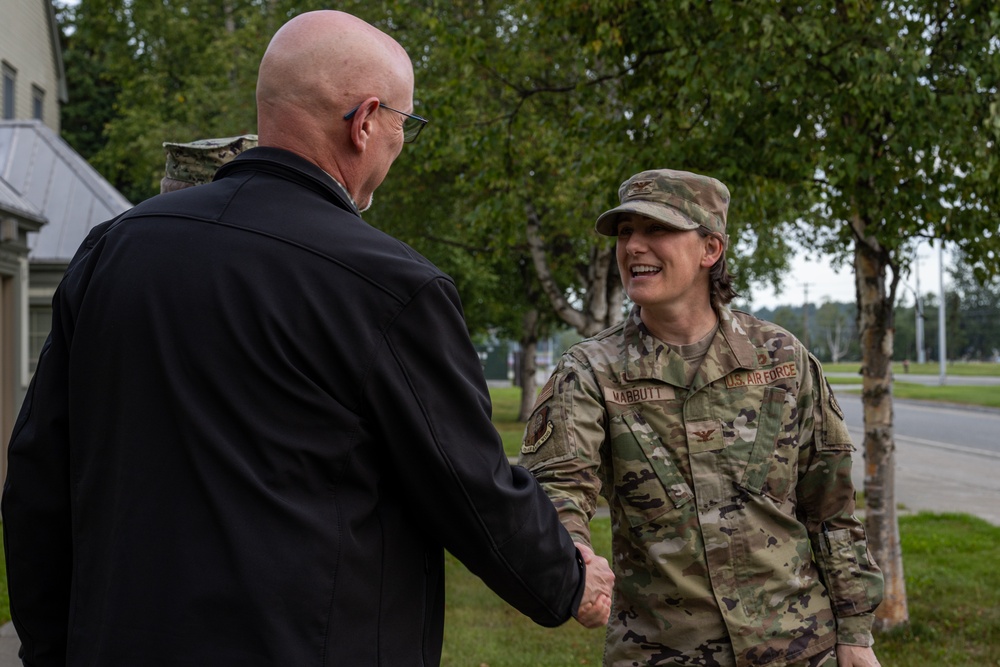 Hon. Dale Marks tours JBER