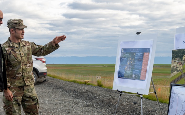 Hon. Dale Marks tours JBER