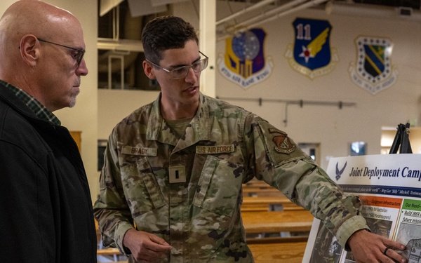 Hon. Dale Marks tours JBER