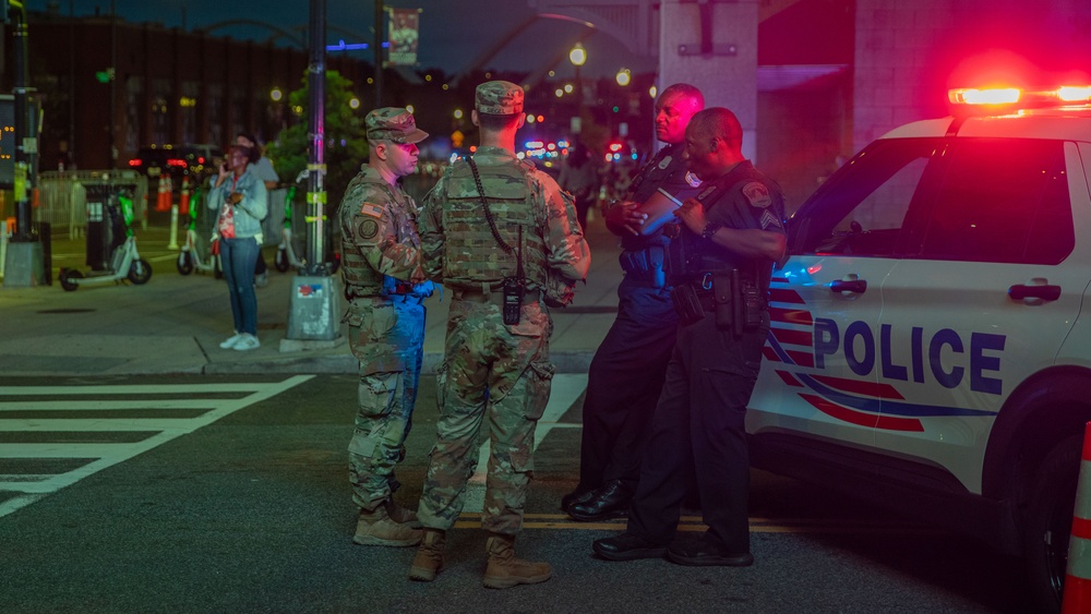 D.C. National Guard supports law enforcement at Nationals Park