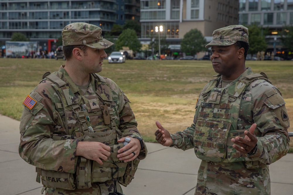 D.C. National Guard supports law enforcement at Nationals Park
