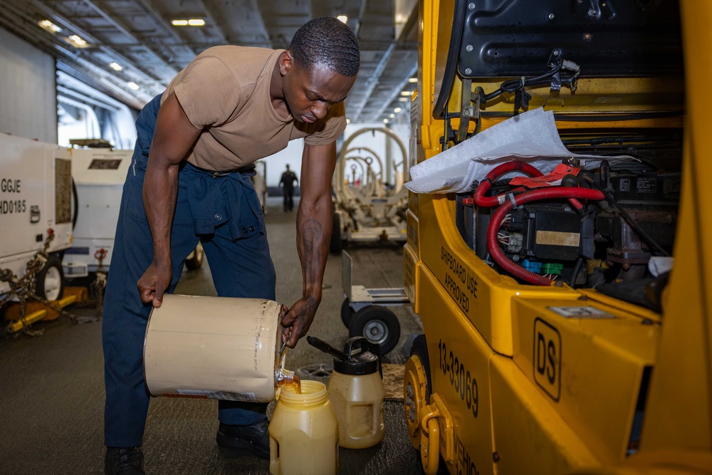 Daily Operations Aboard USS George H.W. Bush (CVN 77)