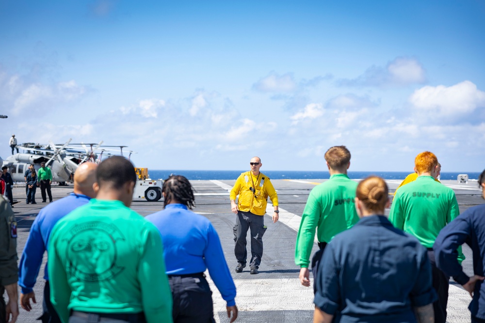 Daily Operations Aboard USS George H.W. Bush (CVN 77)