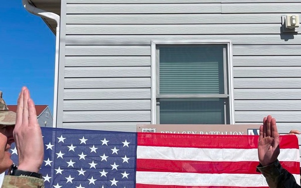 OC/T Reenlists at Fort McCoy