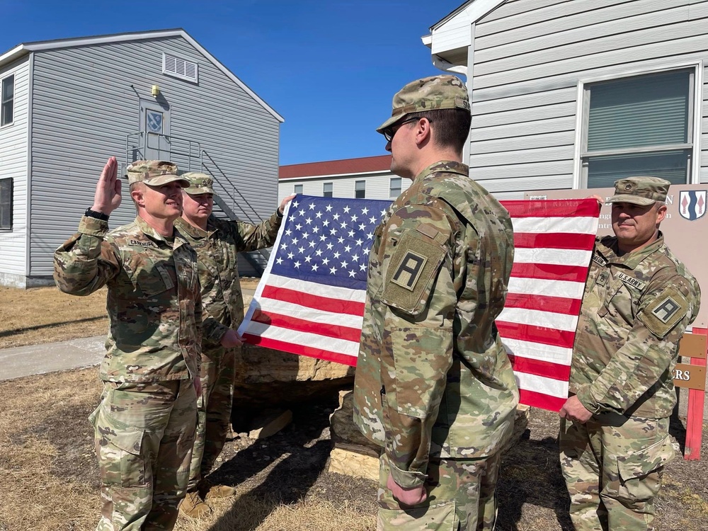 OC/T Reenlists at Fort McCoy