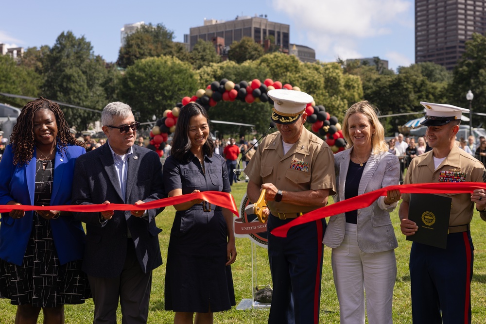 U.S Marines kick off Marine week Boston