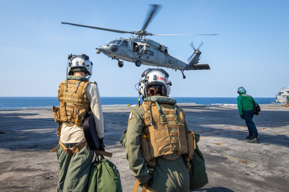 Daily Operations Aboard USS George H.W. Bush (CVN 77)