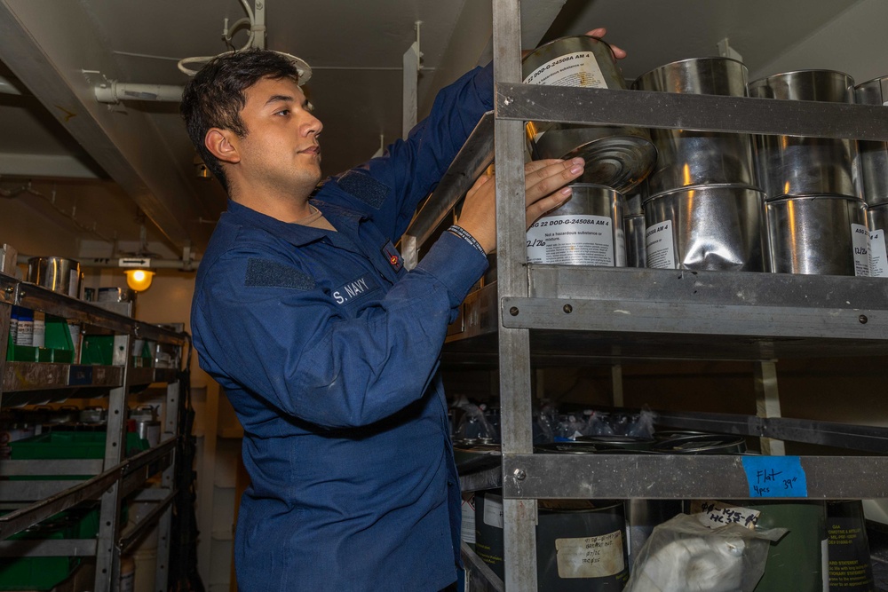 Daily Operations Aboard USS George H.W. Bush (CVN 77)