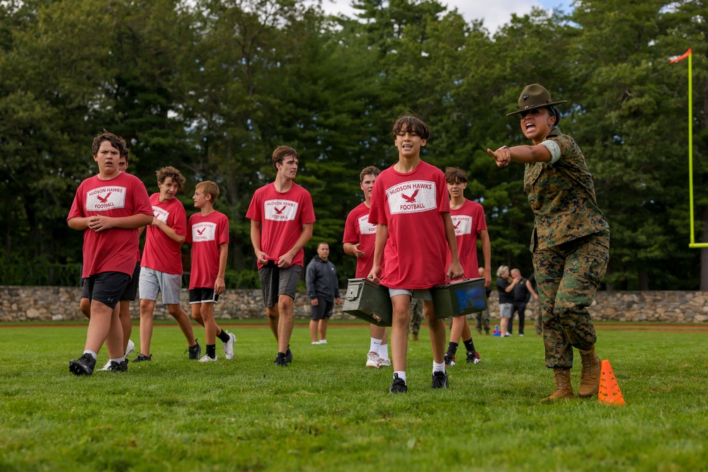 MCRC Challenges Hudson High School with the Combat Fitness Test