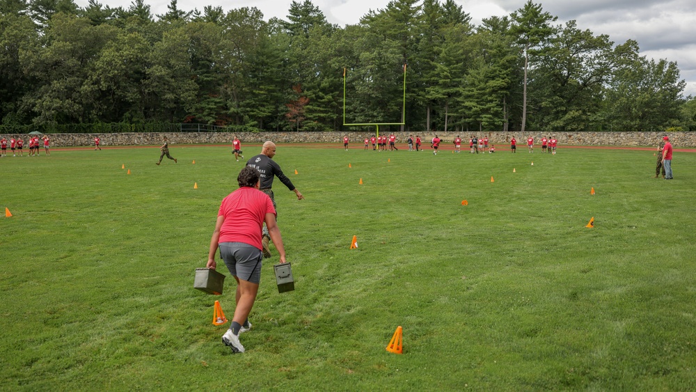 MCRC Challenges Hudson High School with the Combat Fitness Test