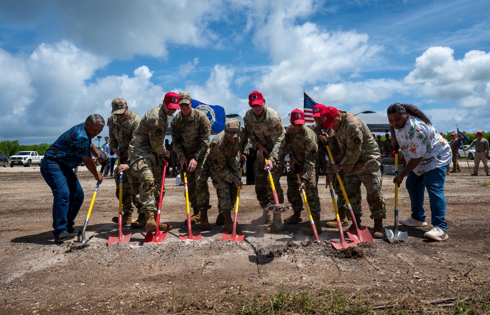 Tinian North Field Airfield Rehabilitation Groundbreaking ceremony