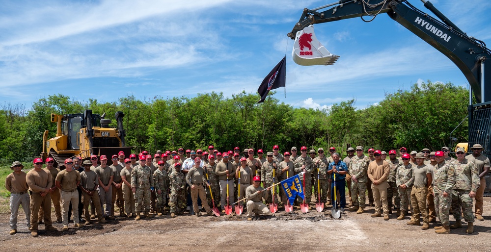 Tinian North Field Airfield Rehabilitation Groundbreaking ceremony