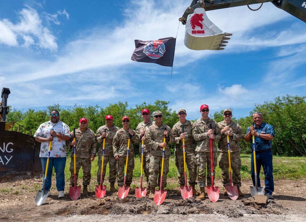 Tinian North Field Airfield Rehabilitation Groundbreaking ceremony
