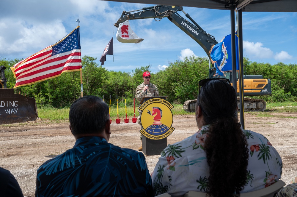 Tinian North Field Airfield Rehabilitation Groundbreaking ceremony